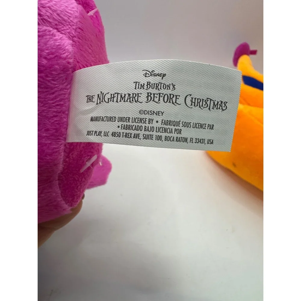 Disney Nightmare Before Christmas Plush Sally Oogie Boogie Zero Neon‎ Set 8in
